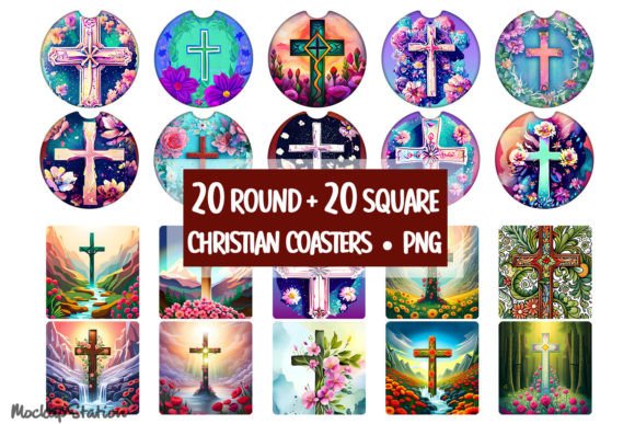 Download Christian Car Coaster Sublimation Bundle - Sublimation Collection